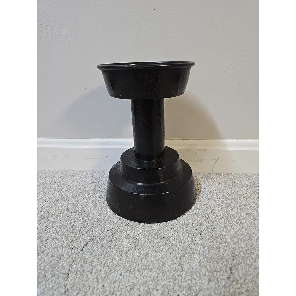 Pottery Barn Pillar Candle Holder 8.5